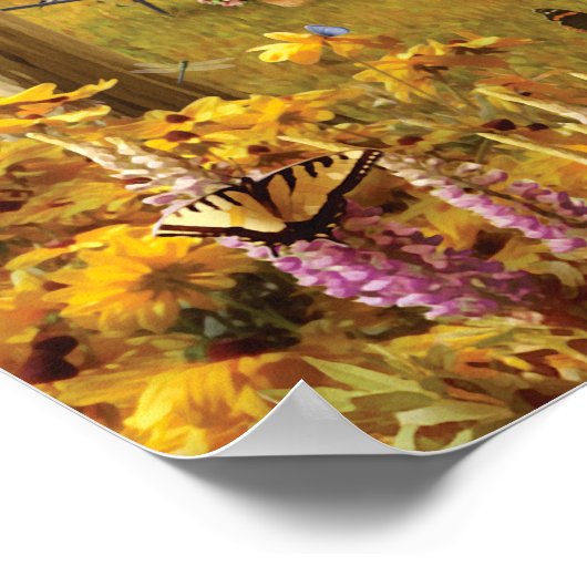 Alan Giana "Countryside vanmiddag" Poster (Hoek)