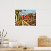 Alan Giana "Countryside vanmiddag" Poster (Keuken)