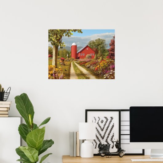 Alan Giana "Countryside vanmiddag" Poster (Thuiskantoor)