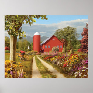 Alan Giana "Countryside vanmiddag" Poster