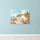 Alan Giana "Daydream 2" Canvas Print (Insitu (Houten vloer))