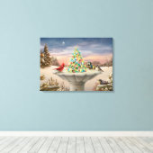 Alan Giana "De geest van vrienden" Canvas Print (Insitu (Houten vloer))