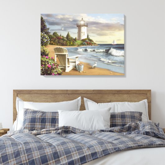 Alan Giana "De perfecte plek" Canvas Print (Insitu (Slaapkamer))