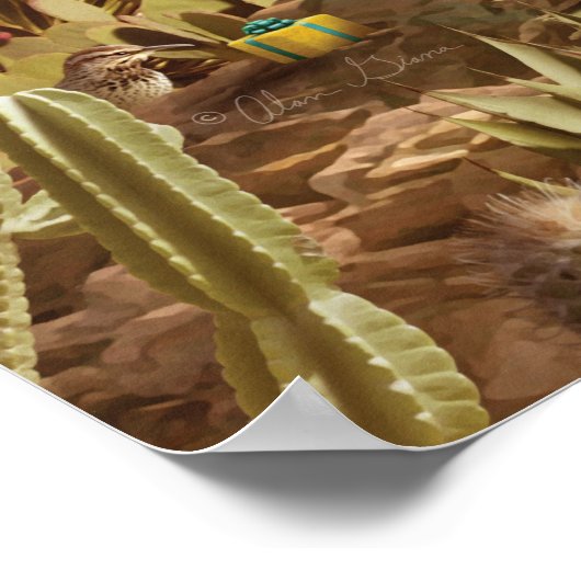 Alan Giana "Desert Glow" Poster (Hoek)