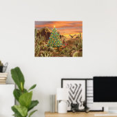 Alan Giana "Desert Glow" Poster (Thuiskantoor)