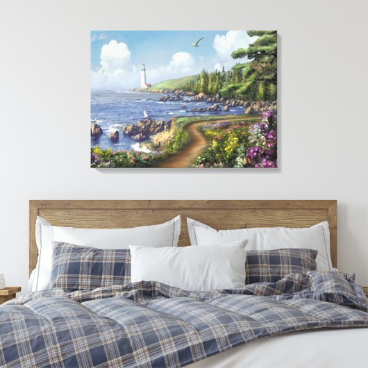 Alan Giana "Destiny Point" Canvas Print (Insitu (Slaapkamer))