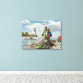 Alan Giana "Dockside" Canvas Print (Insitu (Houten vloer))