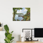 Alan Giana "Down by the Water" Poster (Thuiskantoor)