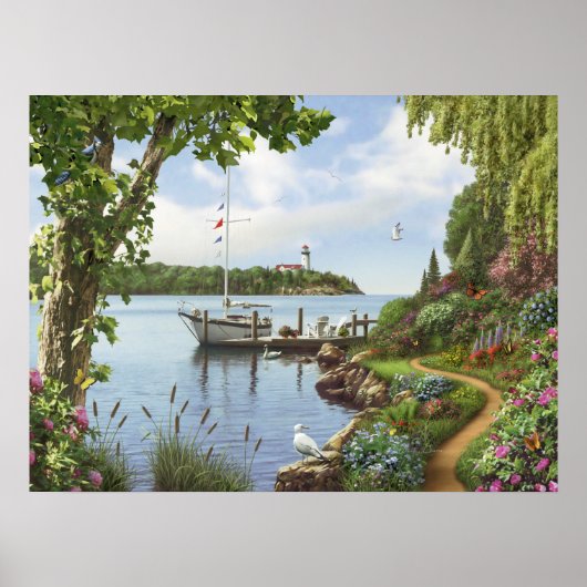 Alan Giana "Down by the Water" Poster (Voorkant)