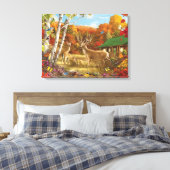 Alan Giana "Ergens in een veld 3" Canvas Print (Insitu (Slaapkamer))