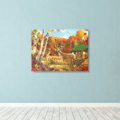 Alan Giana "Ergens in een veld 3" Canvas Print (Insitu (Houten vloer))