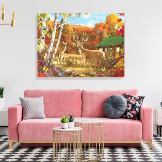 Alan Giana "Ergens in een veld 3" Canvas Print (Insitu (Woonkamer))