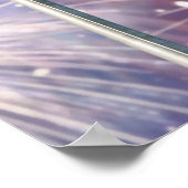 Alan Giana "Flag and Fireworks"-Poster Poster (Hoek)