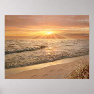 Alan Giana "Footprint in the Sand" Poster