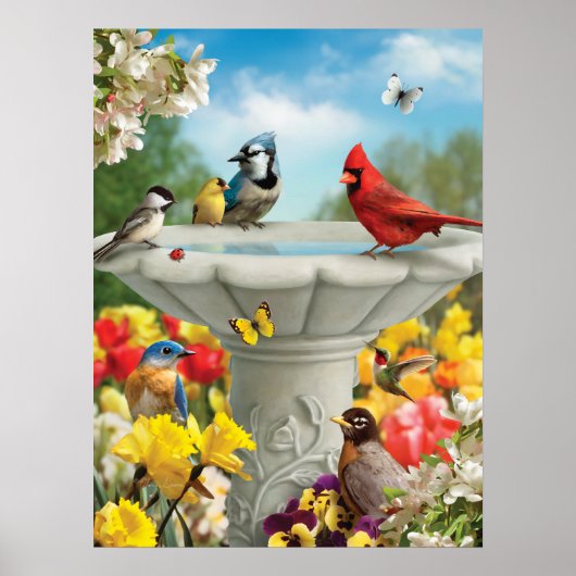 Alan Giana "Garden Friends" Poster (Voorkant)