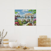 Alan Giana "Gazebo by the Zee" Poster (Keuken)