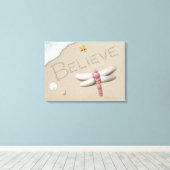 Alan Giana "Geloof" Canvas Print (Insitu (Houten vloer))