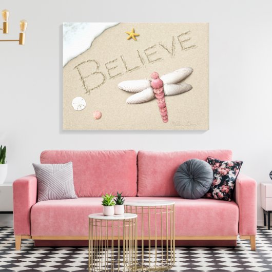 Alan Giana "Geloof" Canvas Print (Insitu (Woonkamer))