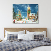 Alan Giana "Gingerbread Light 2" Canvas Print (Insitu (Slaapkamer))