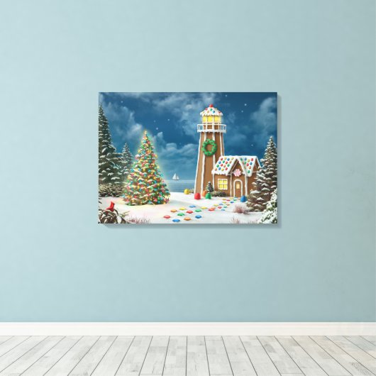 Alan Giana "Gingerbread Light 2" Canvas Print (Insitu (Houten vloer))