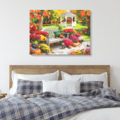 Alan Giana "Herfst Oasis 2" Canvas Print (Insitu (Slaapkamer))