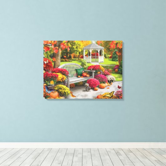 Alan Giana "Herfst Oasis 2" Canvas Print (Insitu (Houten vloer))