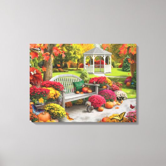 Alan Giana "Herfst Oasis 2" Canvas Print (Voorkant)