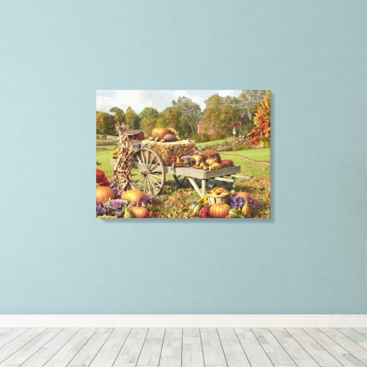 Alan Giana "Herfst Schatten" Canvas Print (Insitu (Houten vloer))