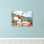 Alan Giana "Herinneringen" Canvas Print (Insitu (Houten vloer))