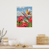 Alan Giana "Hibiscus in Paradise" Poster (Keuken)