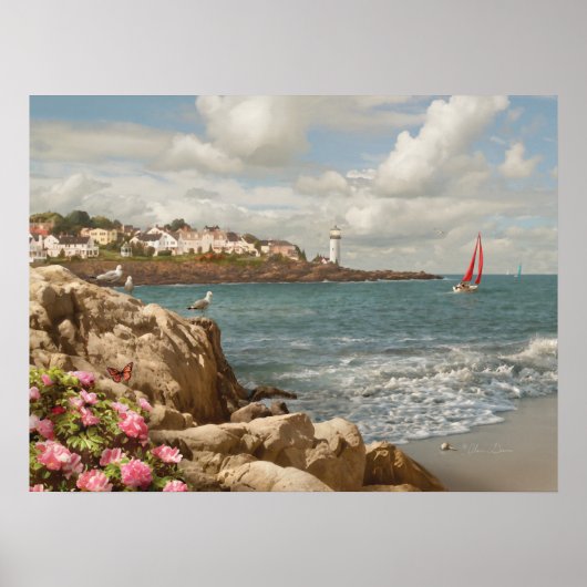 Alan Giana "Home by the Zee" Poster (Voorkant)