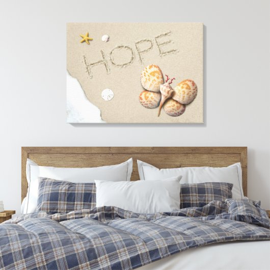 Alan Giana "Hope" Canvas Print (Insitu (Slaapkamer))