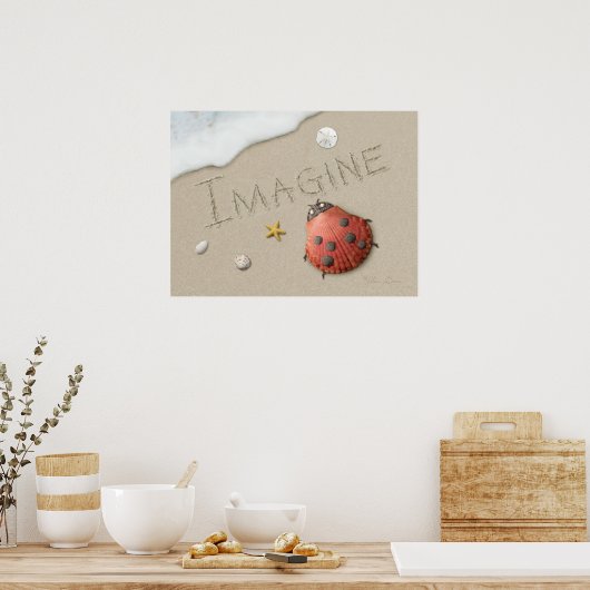 Alan Giana "Imagine"-Poster Poster (Keuken)