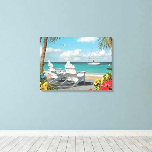 Alan Giana "In de Sunshine 3" Canvas Print (Insitu (Houten vloer))