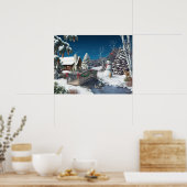 Alan Giana "In Winter's Home" Poster (Keuken)