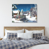 Alan Giana "In Winter's Home" Vinyl Fotobehang Canvas Afdruk (Insitu (Slaapkamer))