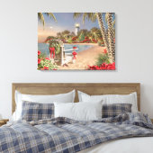 Alan Giana "Island Lights" Vinyl Fotobehang Canvas Afdruk (Insitu (Slaapkamer))