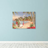 Alan Giana "Island Lights" Vinyl Fotobehang Canvas Afdruk (Insitu (Houten vloer))