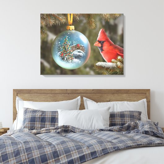 Alan Giana "Kerstdroom" Canvas Print (Insitu (Slaapkamer))
