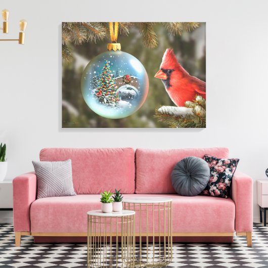 Alan Giana "Kerstdroom" Canvas Print (Insitu (Woonkamer))