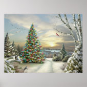 Alan Giana "Kerstmorgen" Poster (Voorkant)