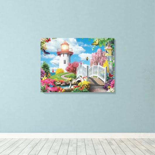Alan Giana "Lente Licht" Canvas Print (Insitu (Houten vloer))