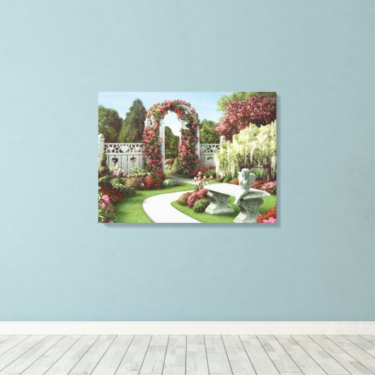 Alan Giana "Liefde Elke Dag" Canvas Print (Insitu (Houten vloer))