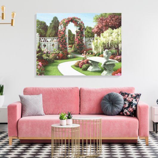 Alan Giana "Liefde Elke Dag" Canvas Print (Insitu (Woonkamer))