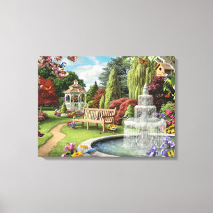 Alan Giana "Make a Wish 2" Vinyl Fotobehang Canvas Afdruk