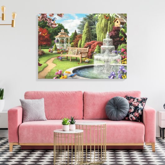 Alan Giana "Make a Wish 2" Vinyl Fotobehang Canvas Afdruk (Insitu (Woonkamer))