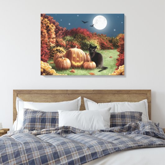 Alan Giana "Midnight" Canvas Print (Insitu (Slaapkamer))