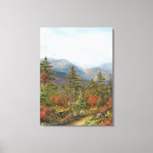 Alan Giana "Misty Mountains" Vinyl Fotobehang Canvas Afdruk