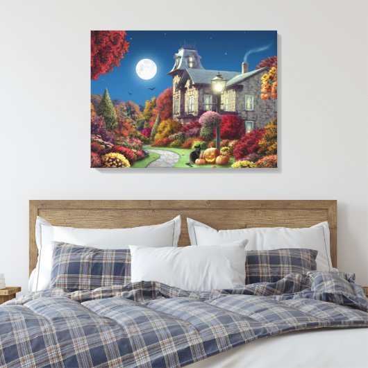 Alan Giana "Moonlight" Canvas Print (Insitu (Slaapkamer))