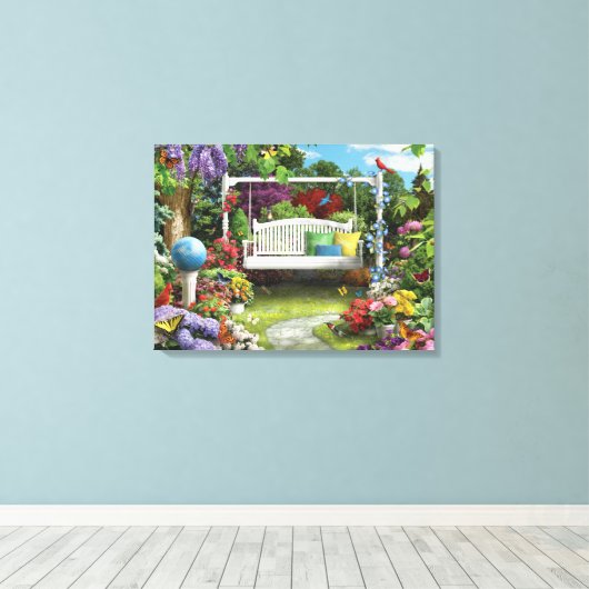 Alan Giana "Natuur zingt voor mij 3" Canvas Print (Insitu (Houten vloer))